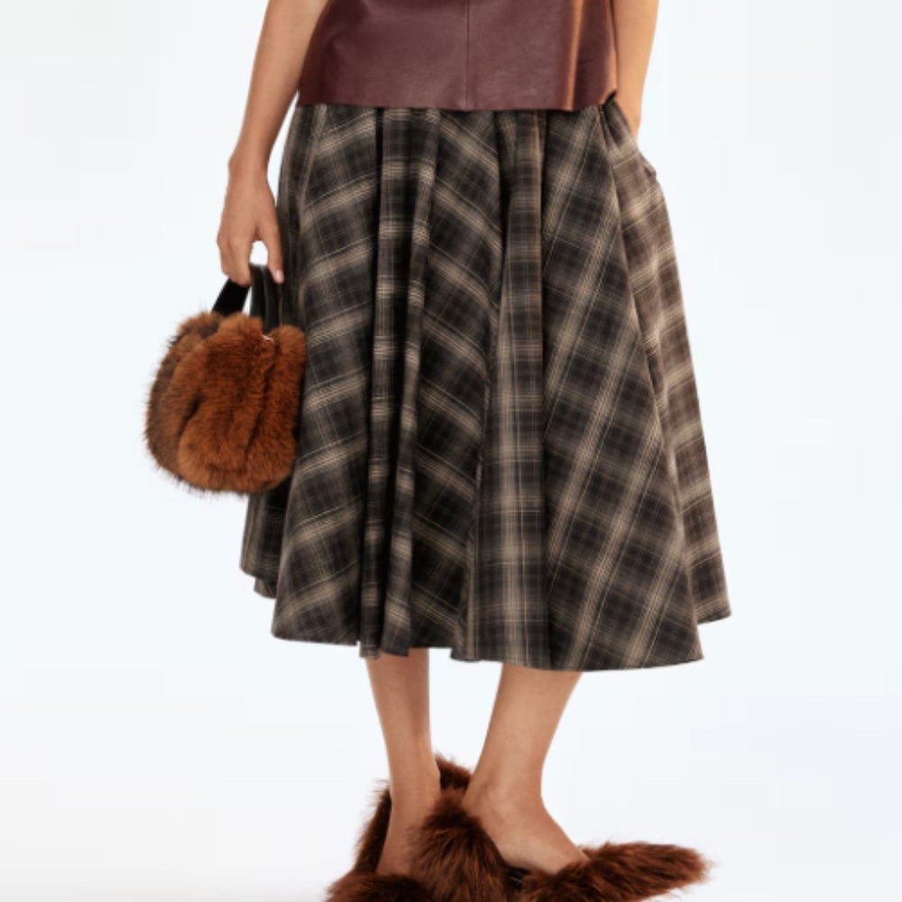 H&M COTTON CIRCLE SKIRT